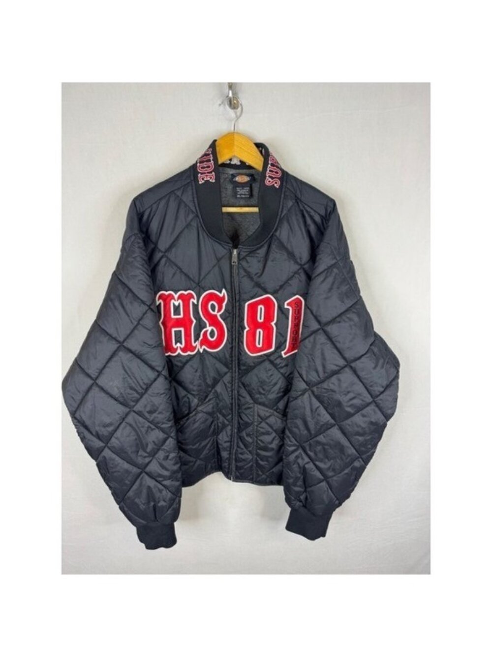 Dickies HS 81 Support Hellside Quilted Bomber Jacket Black 2XL Limited Edition